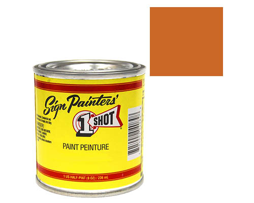 1-Shot Sign Painters' Lettering Enamel 8oz - Metallic Copper