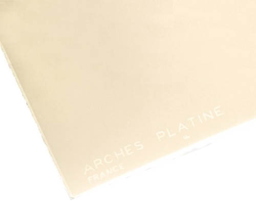 Arches Platine Sheet  Hot Pressed  310gsm  White  22 x 30 in.