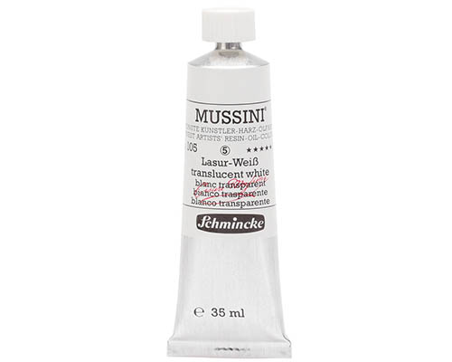 Schmincke Mussini Artists' Oil Colour - 35mL - Translucent White