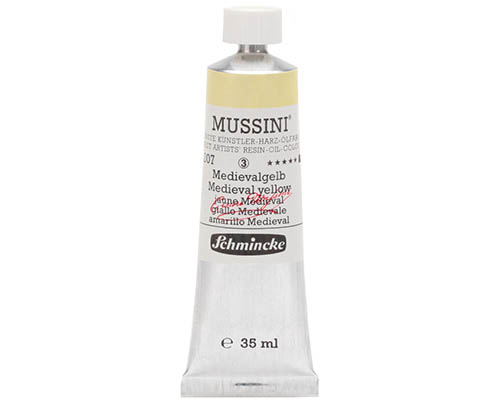 Schmincke Mussini Artists' Oil Colour - 35mL - Medieval Yellow