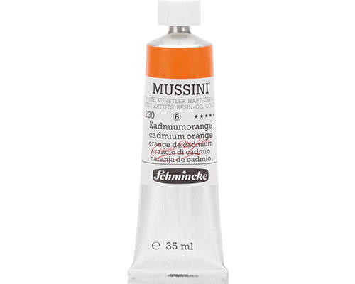 Schmincke Mussini Artists' Oil Colour - 35mL - Cadmium Orange