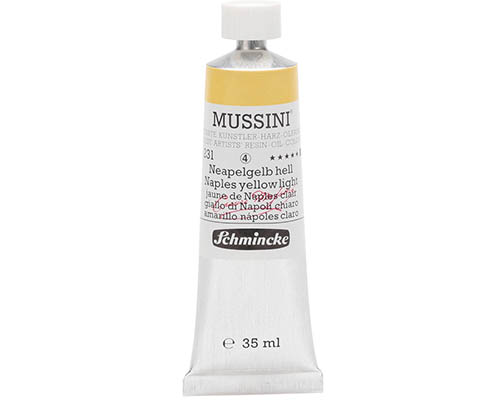 Schmincke Mussini Artists' Oil Colour - 35mL - Naples Yellow Light