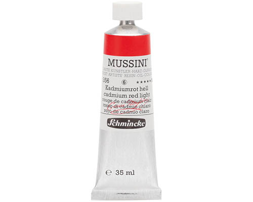 Schmincke Mussini Artists' Oil Colour - 35mL - Cadmium Red Light