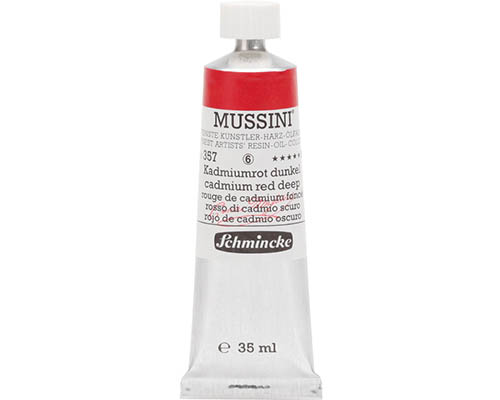 Schmincke Mussini Artists' Oil Colour - 35mL - Cadmium Red Deep