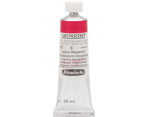 Schmincke Mussini Artists' Oil Colour - 35mL - Translucent Magenta