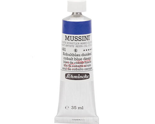 Schmincke Mussini Artists' Oil Colour - 35mL - Cobalt Blue Deep
