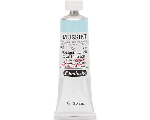 Schmincke Mussini Artists' Oil Colour - 35mL - Royal Blue Light