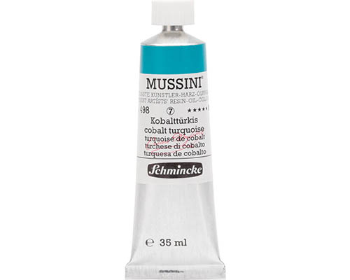 Schmincke Mussini Artists' Oil Colour - 35mL - Cobalt Turquoise