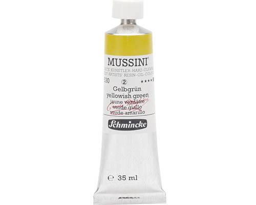 Schmincke Mussini Artists' Oil Colour - 35mL - Yellowish Green