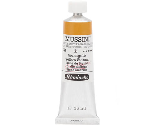 Schmincke Mussini Artists' Oil Colour - 35mL - Yellow Sienna