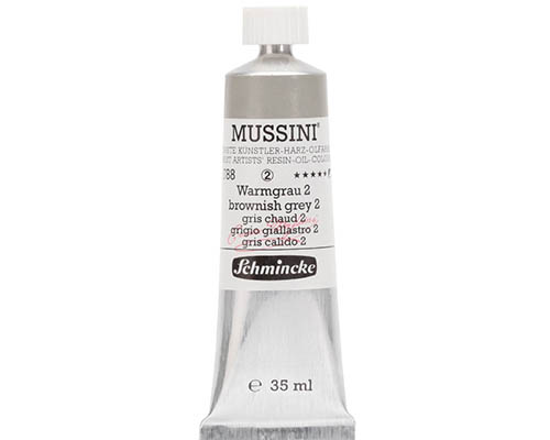 Schmincke Mussini Artists' Oil Colour - 35mL - Brownish Grey 2