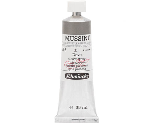 Schmincke Mussini Artists' Oil Colour - 35mL - Dove Grey