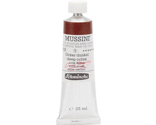 Schmincke Mussini Artists' Oil Colour - 35mL - Deep Ochre