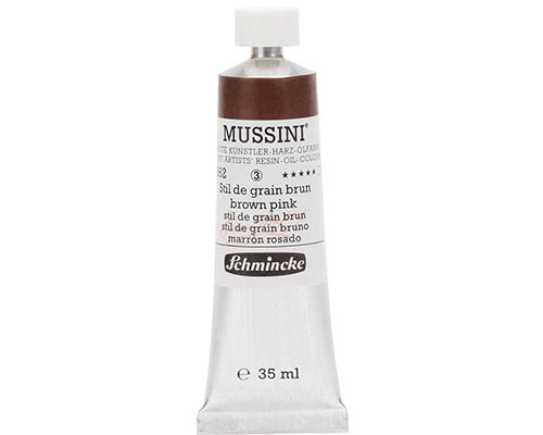 Schmincke Mussini Artists' Oil Colour - 35mL - Brown Pink