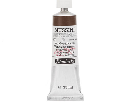 Schmincke Mussini Artists' Oil Colour - 35mL - Vandyke Brown