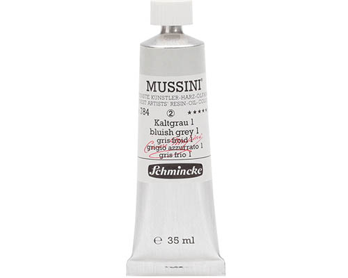 Schmincke Mussini Artists' Oil Colour - 35mL - Bluish Grey 1