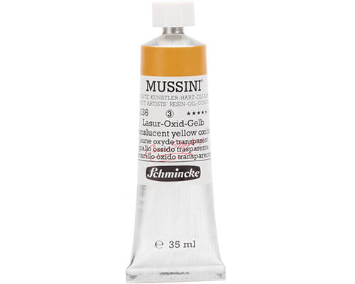 Schmincke Mussini Artists' Oil Colour - 35mL - Translucent Yellow Oxide