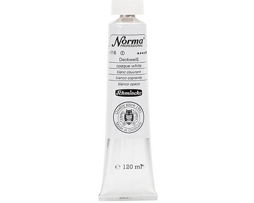 Schmincke Norma Professional Oil - 120mL - Opaque White