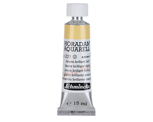 Schmincke Horadam Watercolour  15mL  Jaune Brilliant Dark