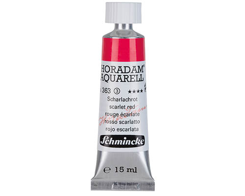 Schmincke Horadam Watercolour  15mL  Scarlet Red