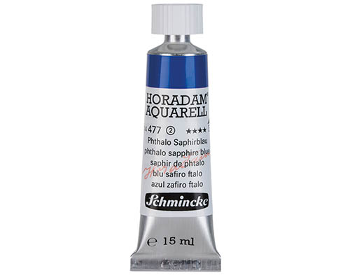 Schmincke Horadam Watercolour  15mL  Phthalo Saphire Blue