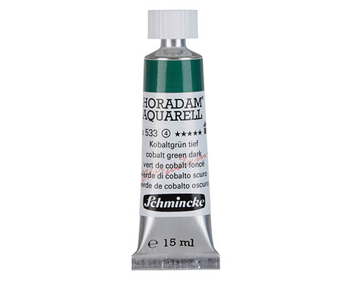 Schmincke Horadam Watercolour  15mL  Cobalt Green Dark