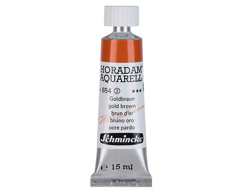 Schmincke Horadam Watercolour  15mL  Gold Brown