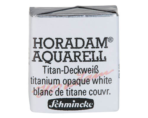 Schmincke Horadam Watercolour  Half Pan  Titan Opaque White