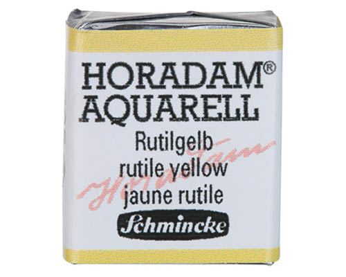 Schmincke Horadam Watercolour  Half Pan  Rutile Yellow
