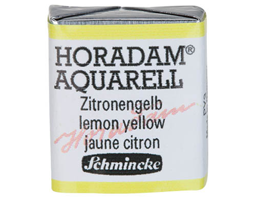 Schmincke Horadam Watercolour  Half Pan  Lemon Yellow