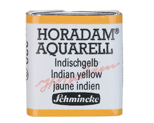 Schmincke Horadam Watercolour  Half Pan  Indian Yellow