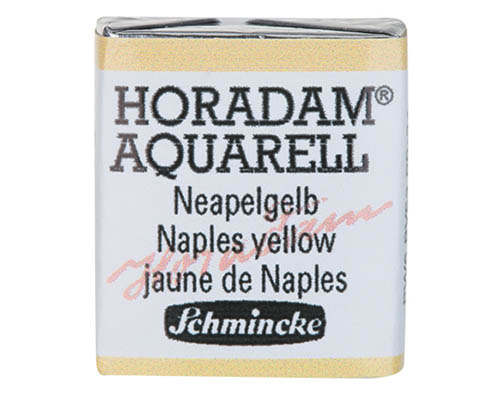 Schmincke Horadam Watercolour  Half Pan  Naples Yellow