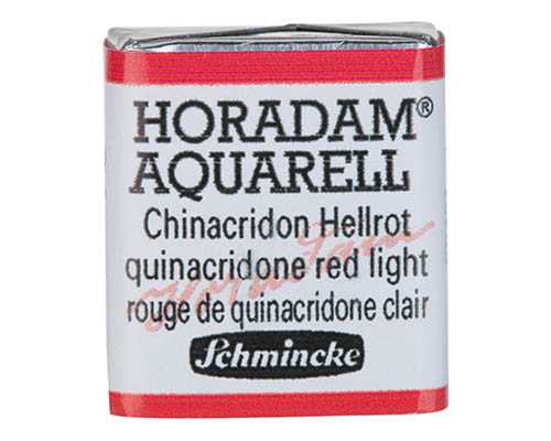 Schmincke Horadam Watercolour  Half Pan  Quinacridone Red Light