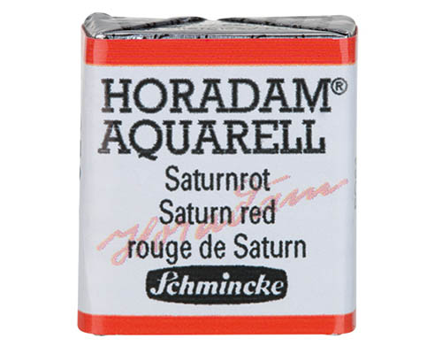 Schmincke Horadam Watercolour  Half Pan  Saturn Red