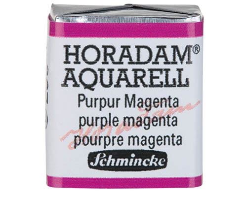 Schmincke Horadam Watercolour  Half Pan  Purple Magenta