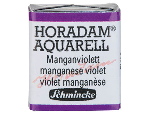Schmincke Horadam Watercolour  Half Pan  Manganese Violet