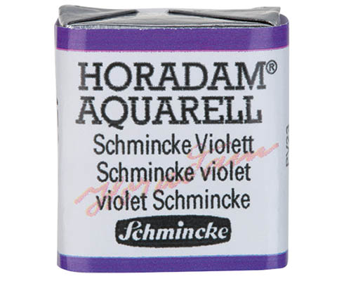 Schmincke Horadam Watercolour  Half Pan  Schmincke Violet