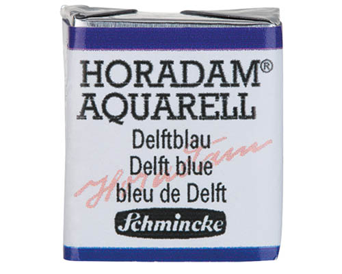 Schmincke Horadam Watercolour  Half Pan  Delft Blue