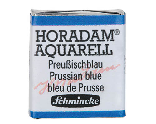 Schmincke Horadam Watercolour  Half Pan  Prussian Blue