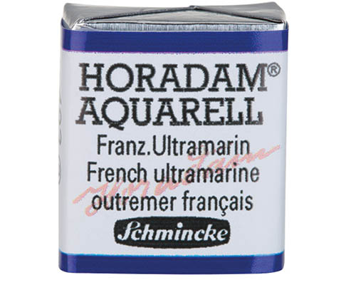 Schmincke Horadam Watercolour  Half Pan  French Ultramarine