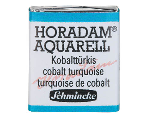 Schmincke Horadam Watercolour  Half Pan  Cobalt Turquoise