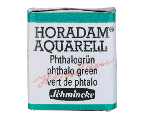 Schmincke Horadam Watercolour  Half Pan  Phthalo Green