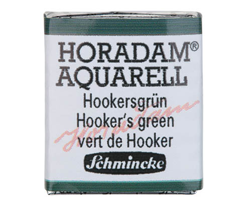 Schmincke Horadam Watercolour  Half Pan  Hooker's Green