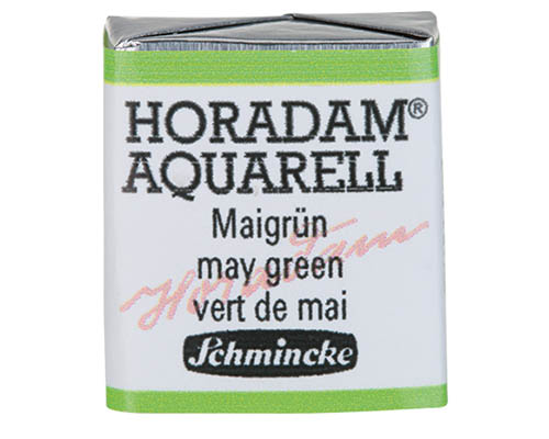 Schmincke Horadam Watercolour  Half Pan  May Green