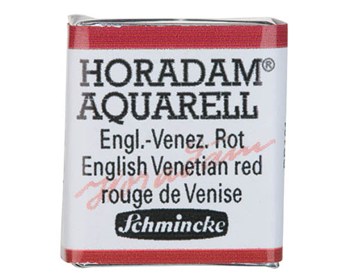 Schmincke Horadam Watercolour – Half Pan – English Venetian Red