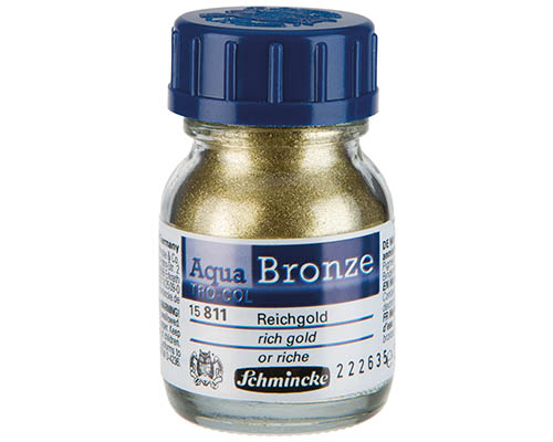 Schmincke Aqua-Bronzes  20mL   Rich Gold