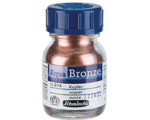Schmincke Aqua-Bronzes – 20mL – Copper