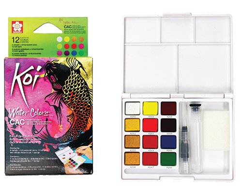 Sakura Koi Watercolour CAC Pocket Travel Set – 12 Pan Set