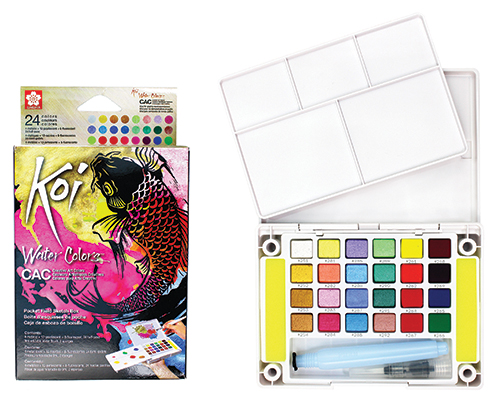 Sakura Koi Watercolour CAC Pocket Travel Set – 24 Pan Set