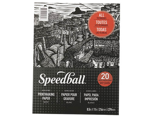Speedball Printmaking Pad – 20 Sheets – 8.5 x 11 in. 